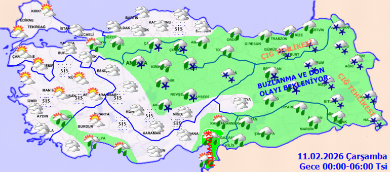 Sel, su baskını, heyelan ve kuvvetli kar! Meteoroloji'den 16 kent için sarı kodlu uyarı