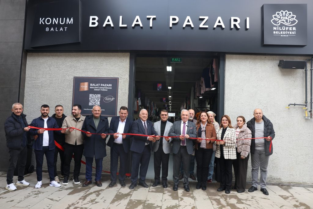 Nilüfer’de Ekonomik Alışverişin Yeni Adresi… Balat Giyim Pazarı Hizmete Girdi
