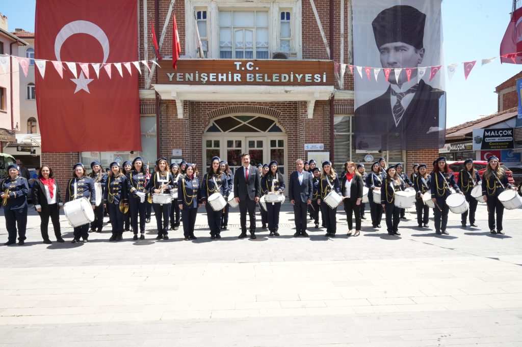 Bursa’da Bir İlk: Yenişehir Belediyesi Kadın Bandosu 19 Mayıs’ta İlk Kez Sahne Aldı