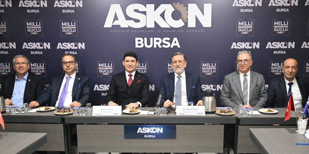 BTSO Yönetim Kurulu Başkanı İbrahim Burkay ASKON’un Konuğu Oldu