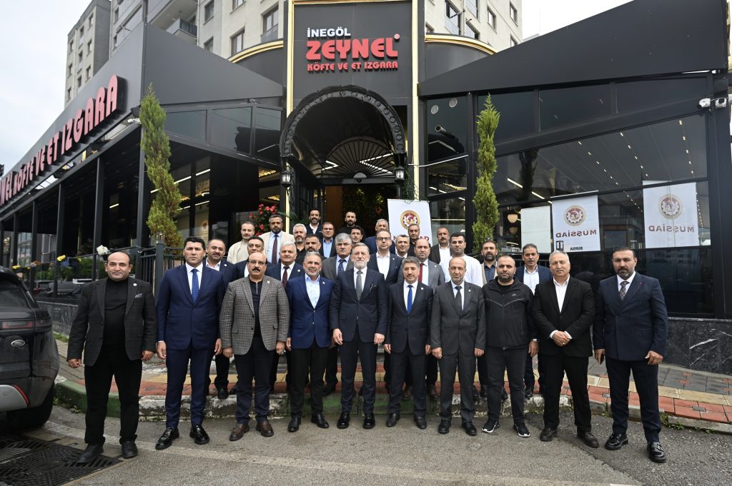 Bursa’da Ortak Akıl ve Güçlü Dayanışma Vurgusu… BTSO Başkanı İbrahim Burkay, MUŞSİAD Üyeleriyle Buluştu