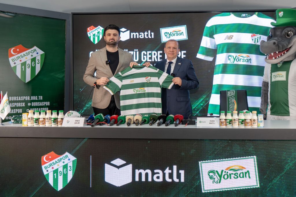 Özer Matlı Müjdeyi Verdi: Yörsan, Bursaspor'un Yeni Forma Göğüs Sponsoru Oldu!