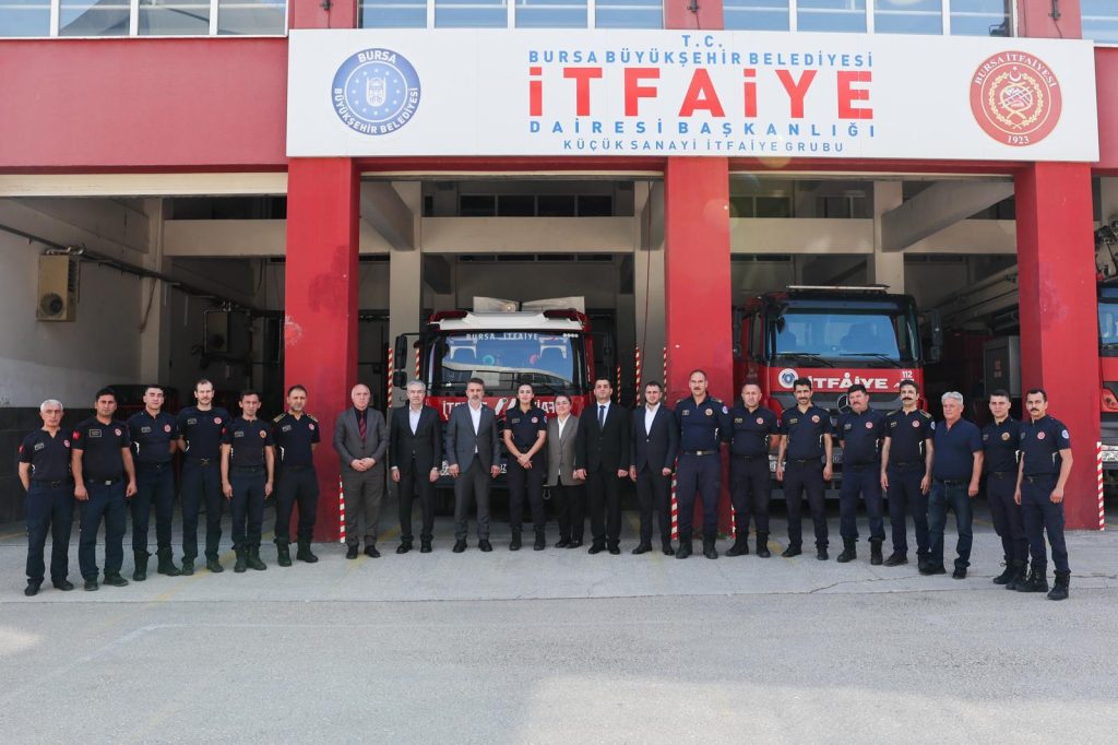Büyükşehir Başkan Vekili Şahin Biba’dan İtfaiye Kahramanlarına Bayram Ziyareti