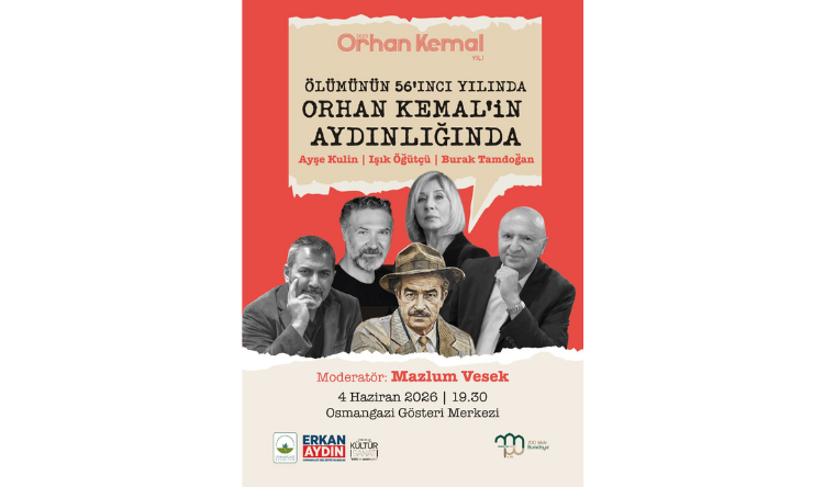 Osmangazi’de Orhan Kemal’e Vefa: Ayşe Kulin ve Burak Tamdoğan Bursa’da Edebiyatseverlerle Buluşuyor