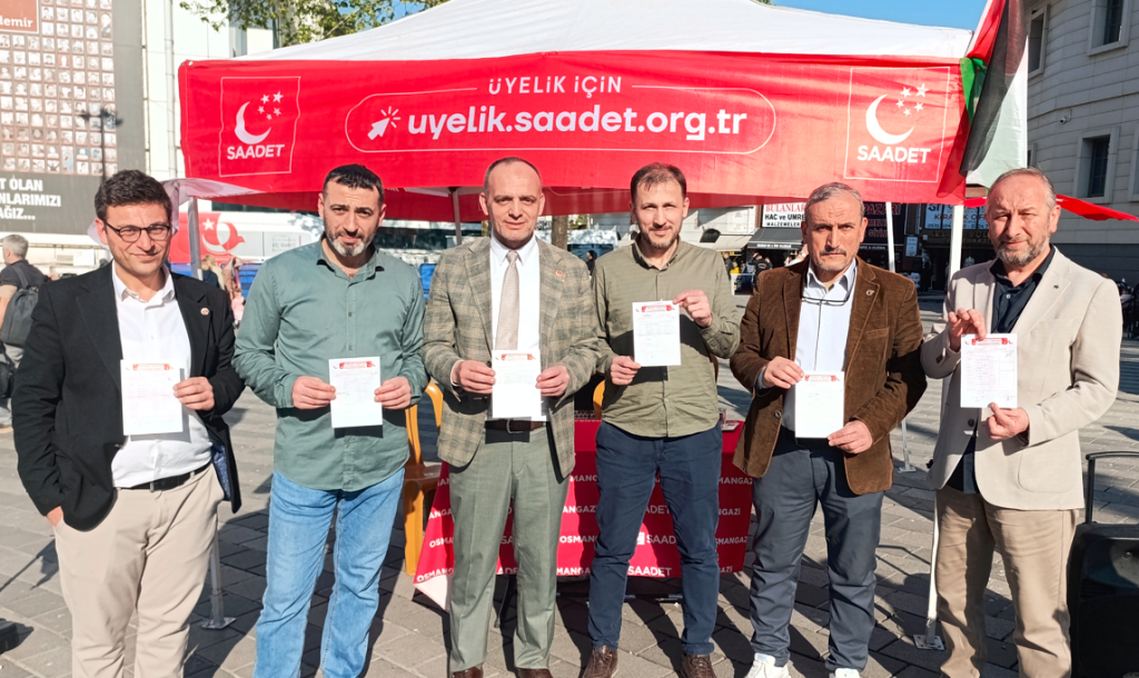 Osmangazi’de Saadet Partisi’ne Bir Ayda 306 Yeni Üye