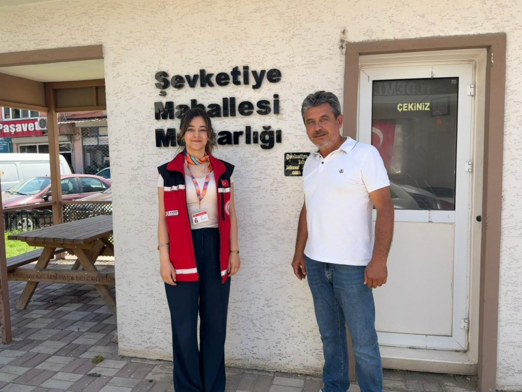 Mustafakemalpaşa’da muhtarlıklara sosyal destek modeli ziyareti