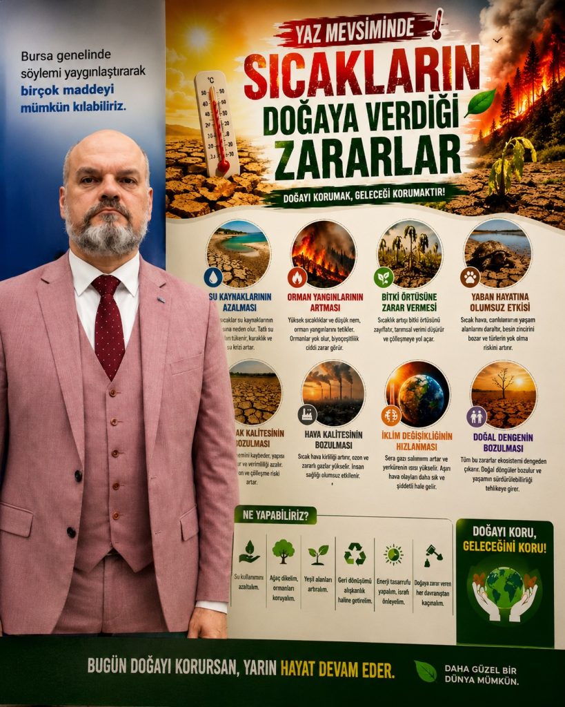 DEVA Partili Genişler’den iklim değişikliği uyarısı: “Doğanın ihtiyaçlarını görmezden gelemeyiz”