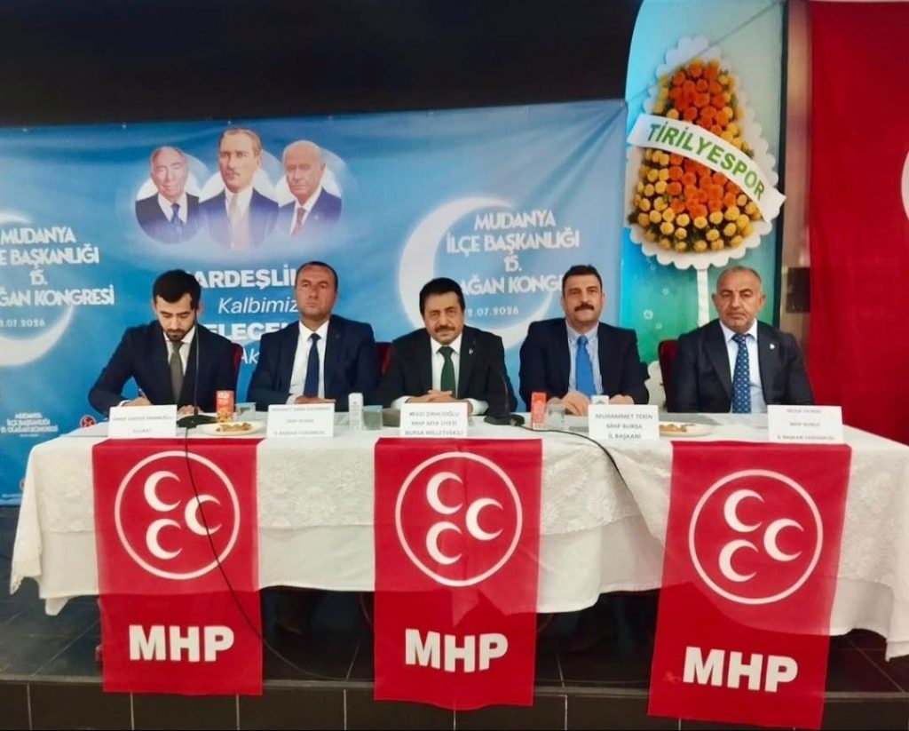 MHP Mudanya 15. Olağan İlçe Kongresi  Gerçekleşti