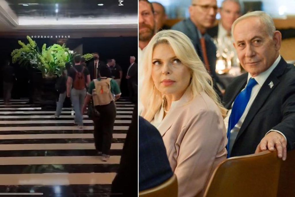 Netanyahu, Washington’da Protesto Edildi