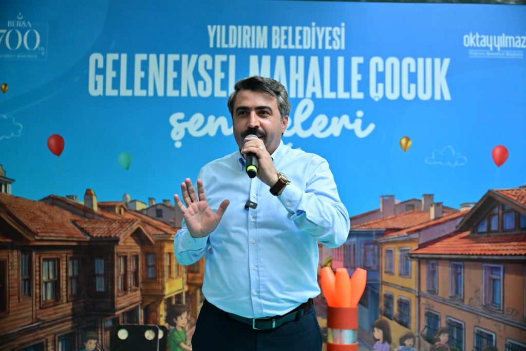 Yıldırımda mahalle şenliği çocukları buluşturdu