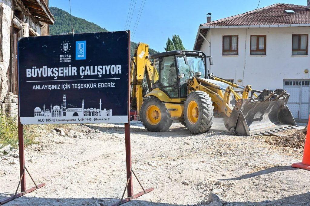 Büyükşehir’den Keles’e Altyapı Hamlesi: 5.800 Metrelik Su Hattı Yenileniyor