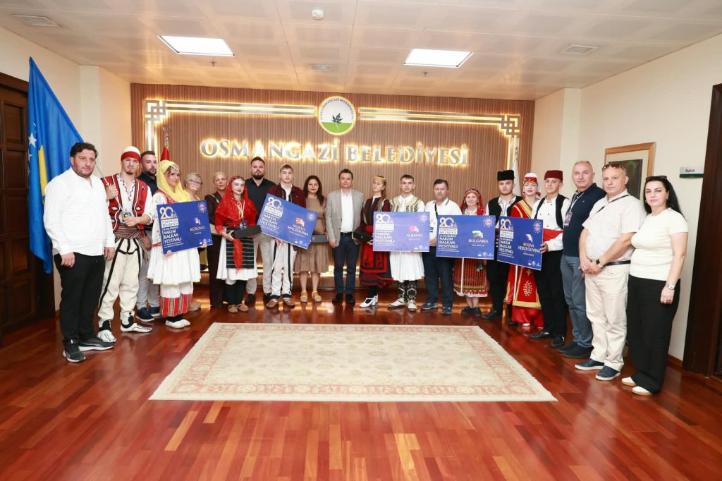 Balkanlar’dan Osmangazi’ye Dostluk Köprüsü: Başkan Erkan Aydın’a Ziyaret