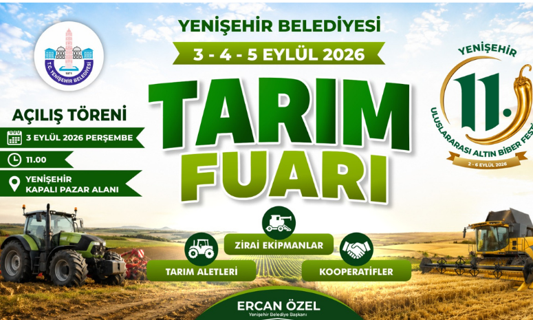 Başkan Ercan Özel’den Davet: 11. Uluslararası Altın Biber Festivali Tarım Fuarı Başlıyor