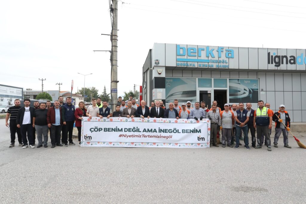 İnegöl Belediyesi Dünya Temizlik Günü’nde Örnek Çalışma Başlattı