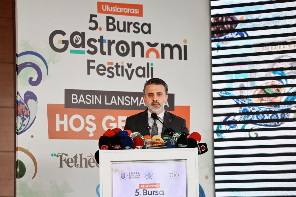 Uluslararası 5. Bursa Gastronomi Festivali 18 Eylül'de Başlıyor