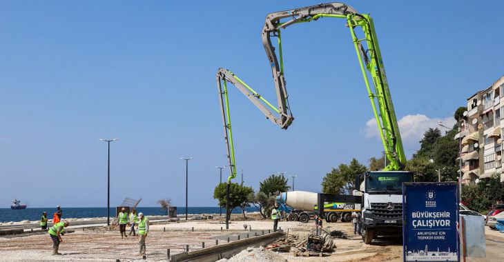 Büyükşehir’den Gemlik Manastır Sahili’ne İklime Uyumlu Dev Proje