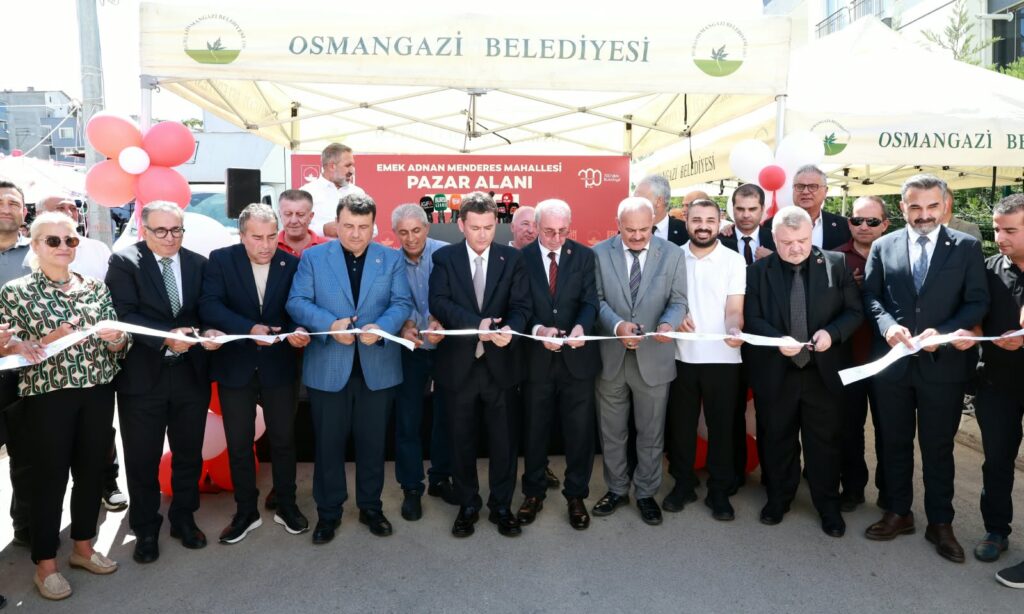 Osmangazi’de Vatandaşlara Konforlu Alışveriş Sunan Yeni Pazar Alanı