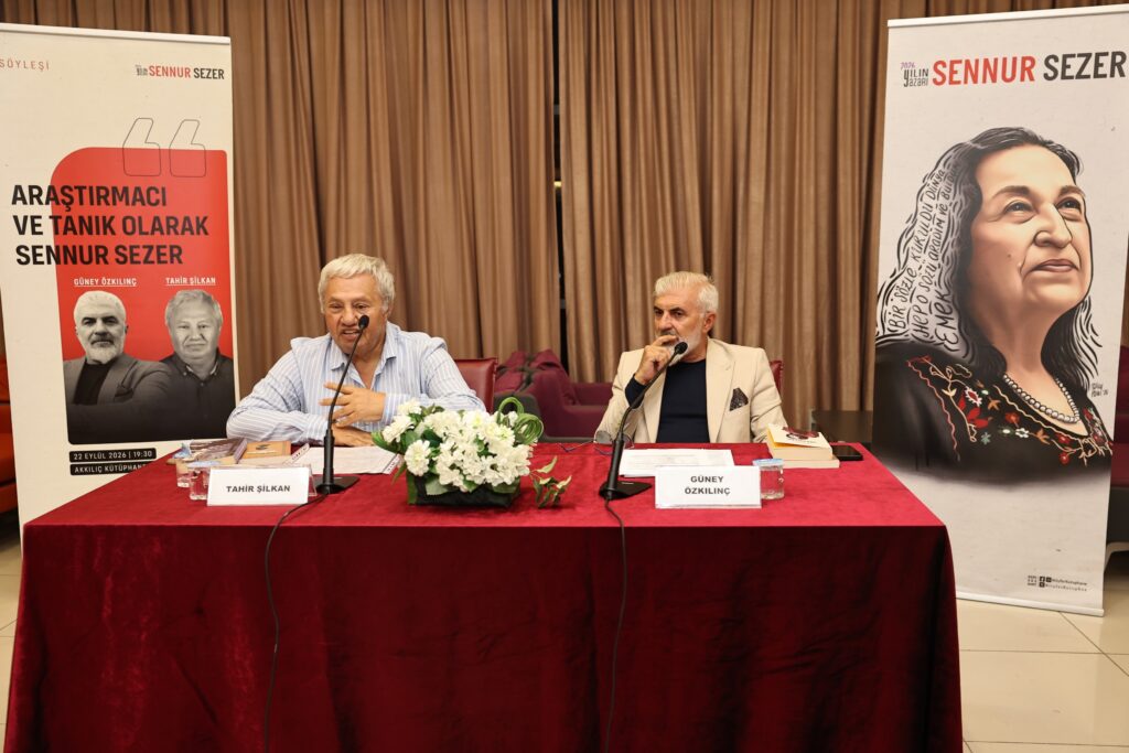 Nilüfer’de Düzenlenen Söyleşide Sennur Sezer Eserleriyle Anıldı