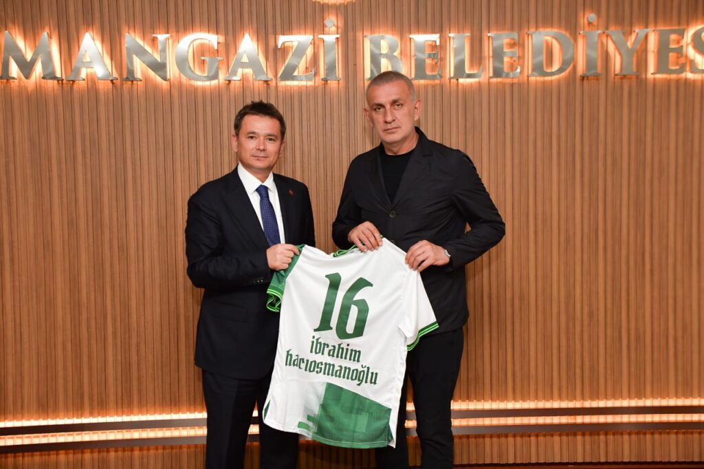 TFF Başkanı İbrahim Hacıosmanoğlu’ndan Başkan Erkan Aydın’a Ziyaret