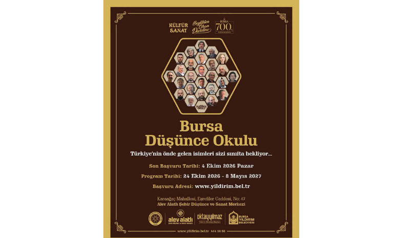 Yıldırım’da Geleceğin Düşünürleri Yetişiyor: Başvurular Başladı