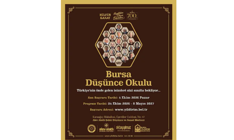 Yıldırım’da Geleceğin Düşünürleri Yetişiyor: Başvurular Başladı
