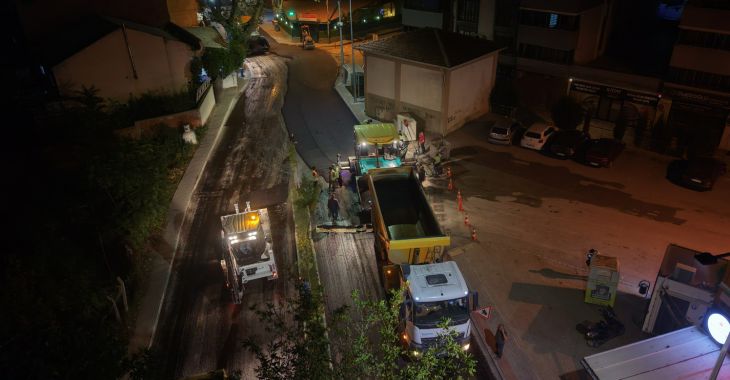 Büyükşehir’den Yıldırım’da Gece Mesaisi: Yıldırım’ın Ulaşım Ağı Güçleniyor