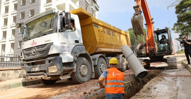 Büyükşehir’den Yıldırım’a Altyapı Yatırımı: 400 Metrelik Yeni Hat